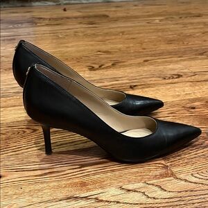 Lauren Ralph Lauren Black Leather Heels